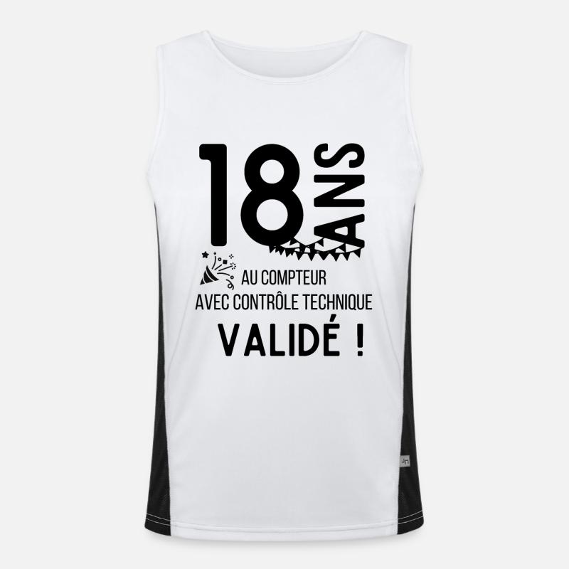 1 Débardeur respirant contrasté Homme 