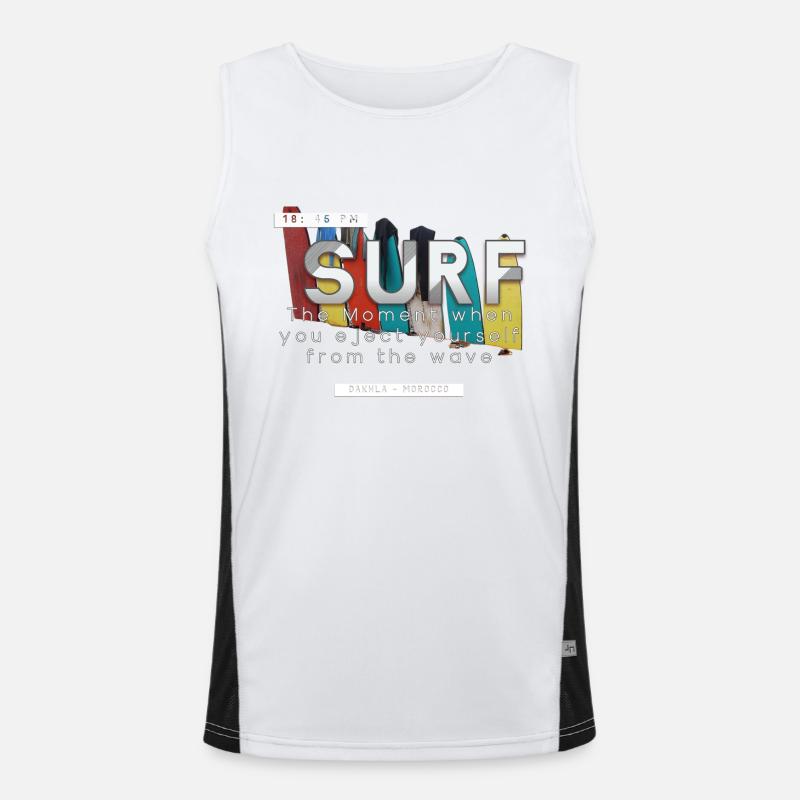 Surf Débardeur respirant contrasté Homme 