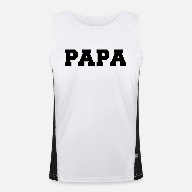 dad Men's Functional Contrast Tank Top 