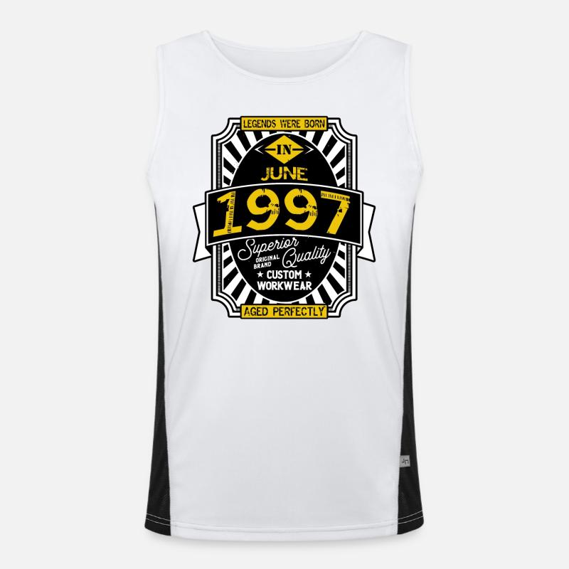 JUNI 1997 Funktionelles Kontrast-Tank Top für Männer 