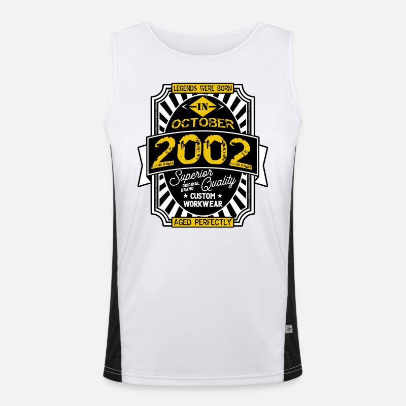 2002 OCTOBER Men's Functional Contrast Tank Top 