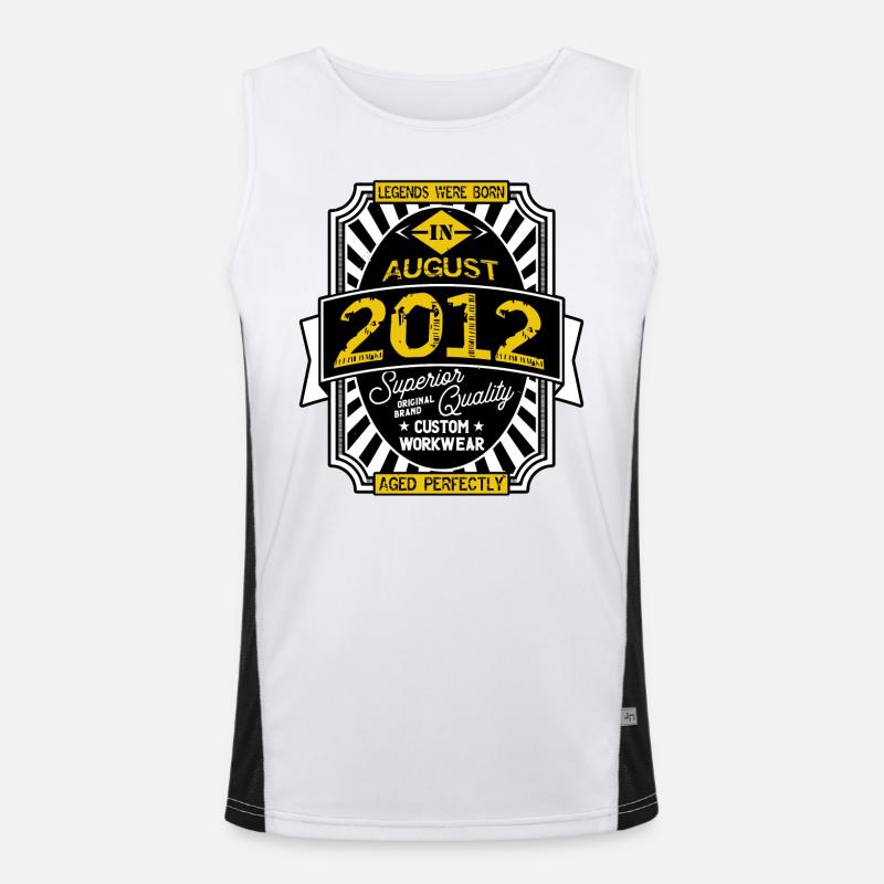 AUGUST 2012 Funktionelles Kontrast-Tank Top für Männer 