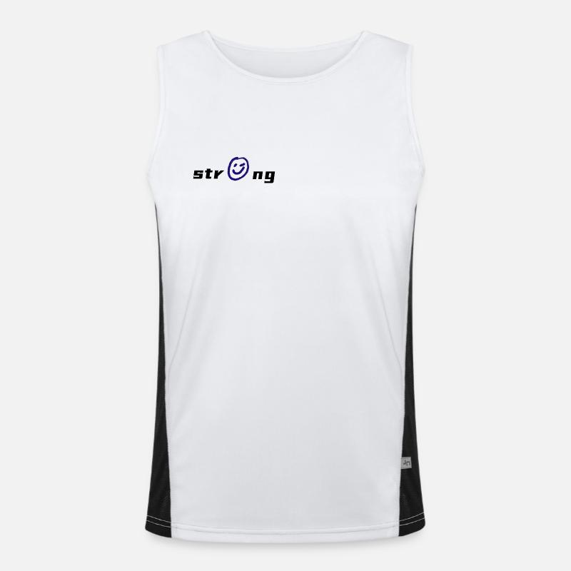 Lebendige -Grafik auf Textil Funktionelles Kontrast-Tank Top für Männer 