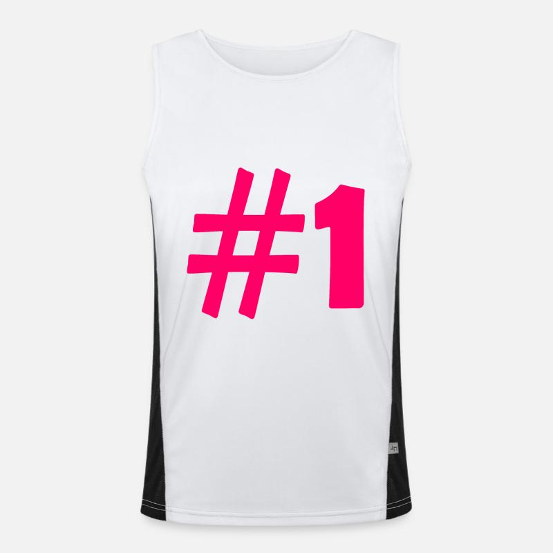 #1 Funktionelles Kontrast-Tank Top für Männer 