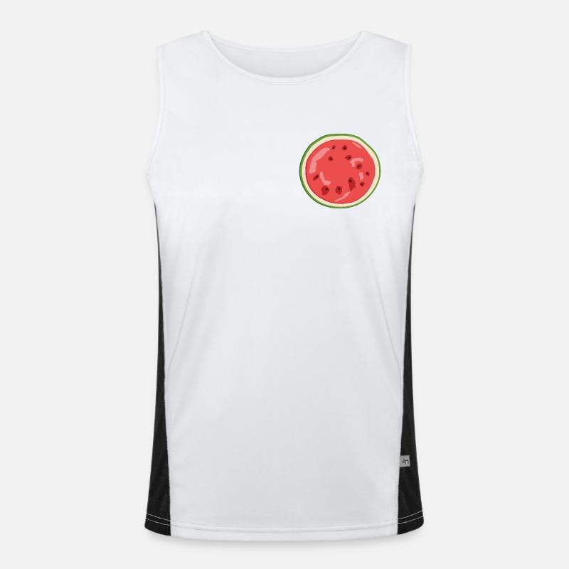 Fruits - Pastèque Débardeur respirant contrasté Homme 