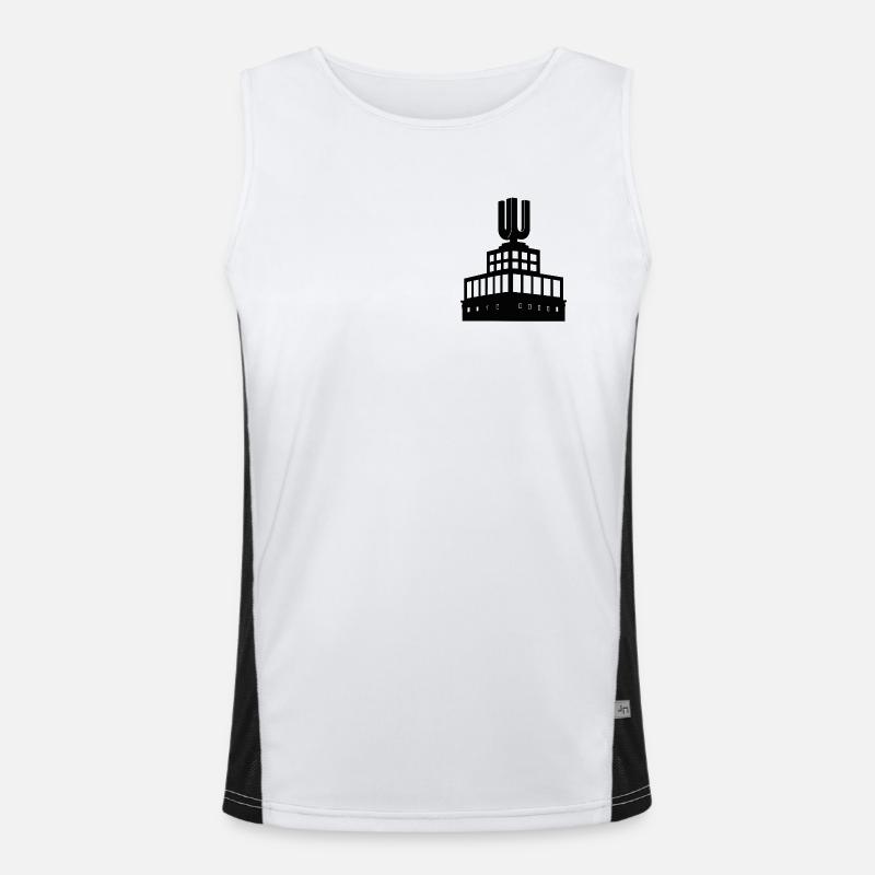 Dortmund U Funktionelles Kontrast-Tank Top für Männer 