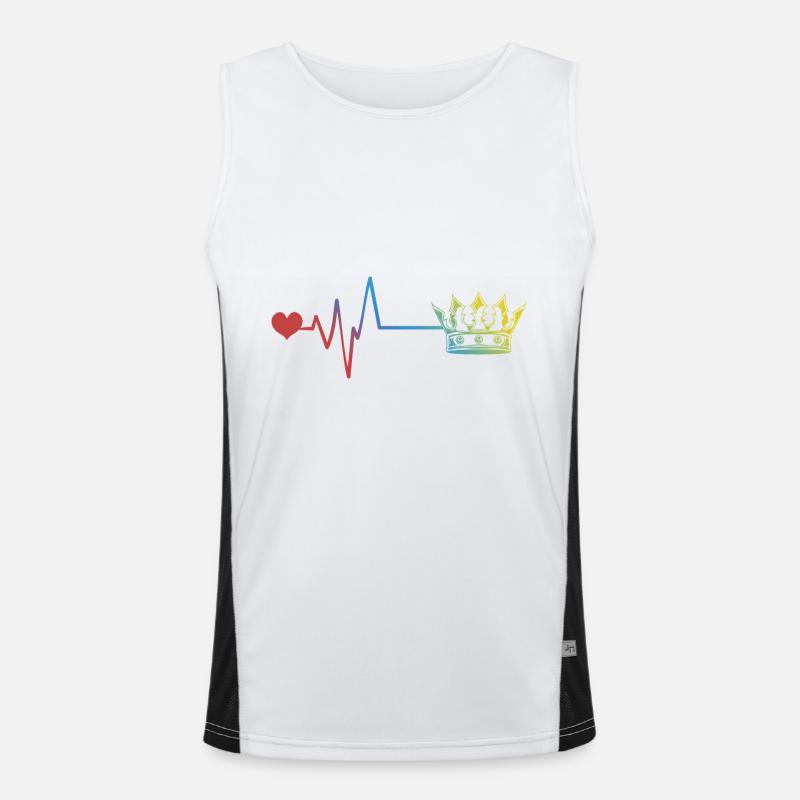 Crown Royal Pulse Heartbeat Men's Functional Contrast Tank Top 