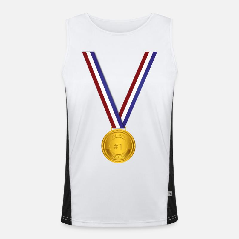 Medaille d'Excellence Maman Débardeur respirant contrasté Homme 