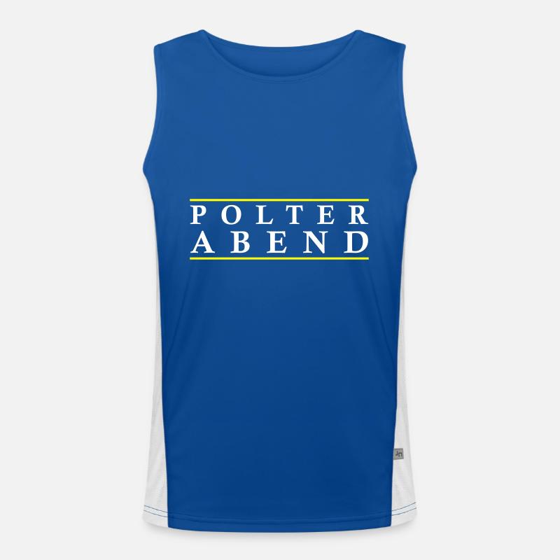 Polterabend Polterhochzeit Funktionelles Kontrast-Tank Top für Männer 