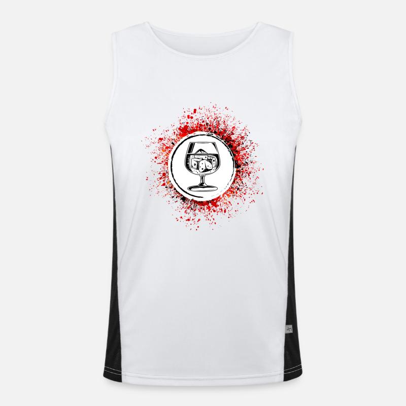 Whiskey Icon Men's Functional Contrast Tank Top 