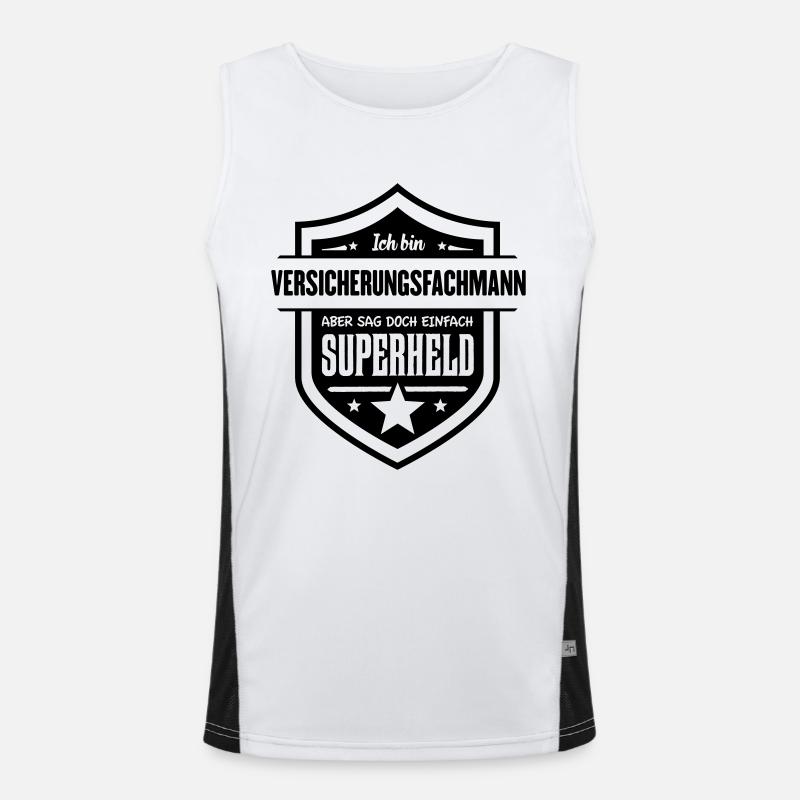 Versicherungsfachmann Funktionelles Kontrast-Tank Top für Männer 