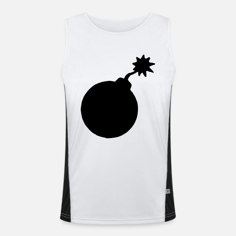 Bombe by www.codeshirt24.de Funktionelles Kontrast-Tank Top für Männer 