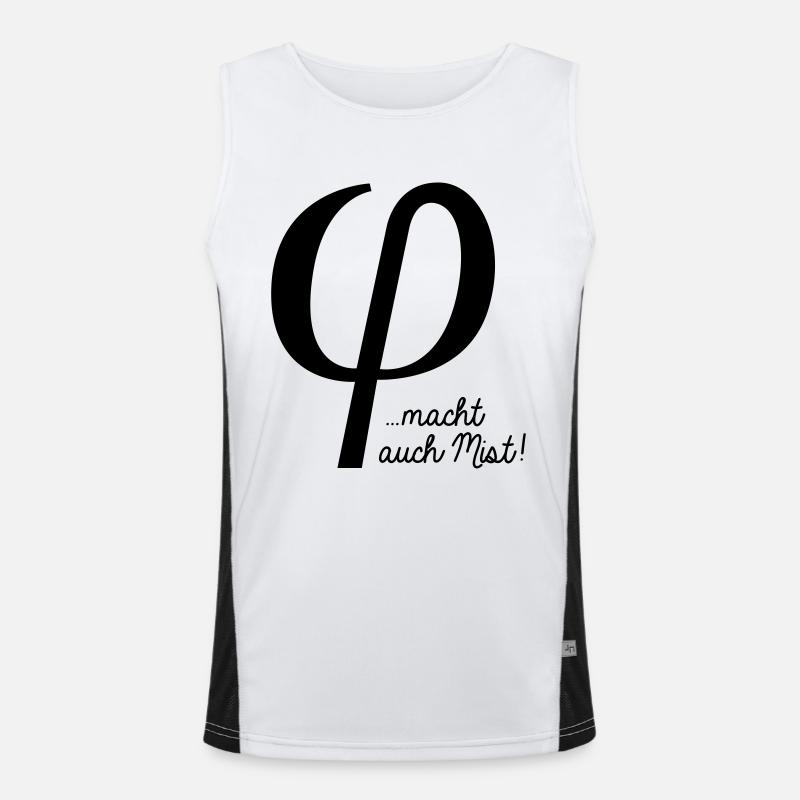 klein phi macht auch Mist Débardeur respirant contrasté Homme 