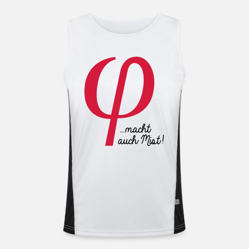 klein phi macht auch Mist Men's Functional Contrast Tank Top 