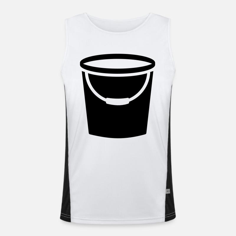 Eimer Funktionelles Kontrast-Tank Top für Männer 