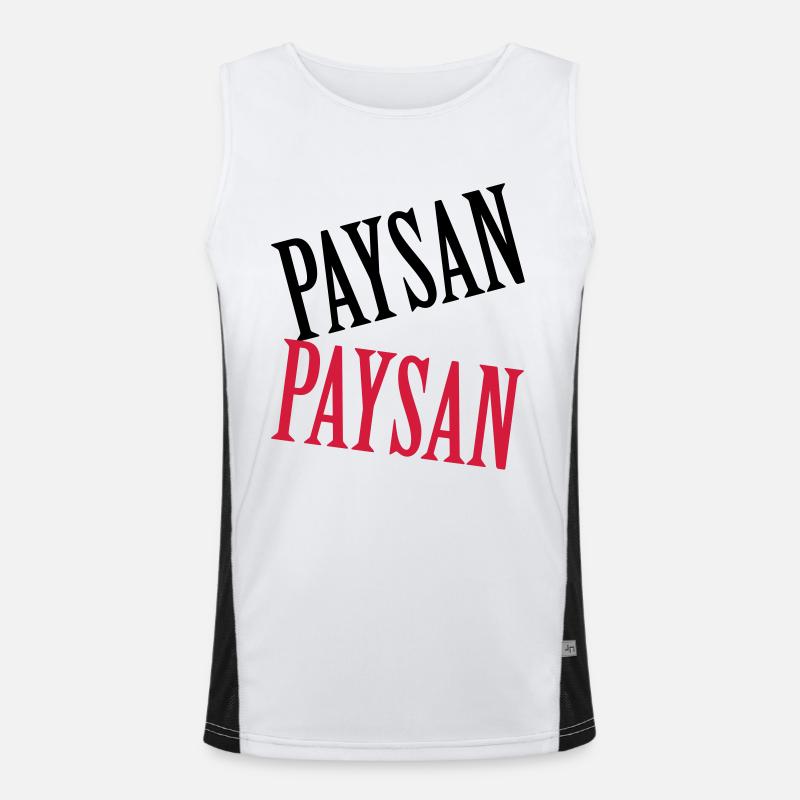 Paysan Débardeur respirant contrasté Homme 