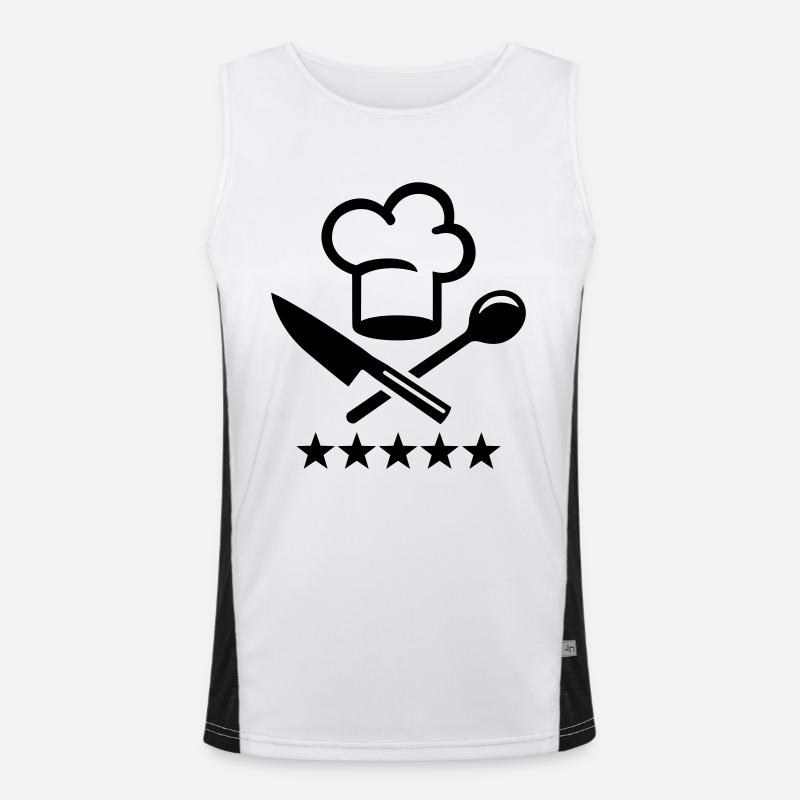 Cuisinier Débardeur respirant contrasté Homme 