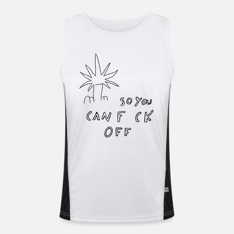 SYCFO Funktionelles Kontrast-Tank Top für Männer 