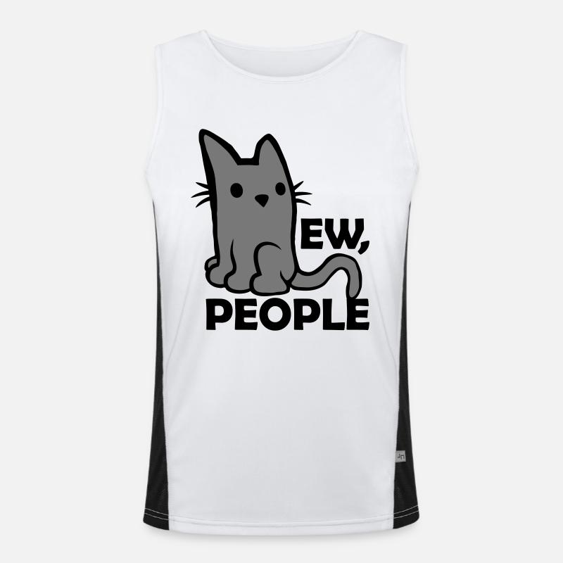 Citation ew people cat Débardeur respirant contrasté Homme 