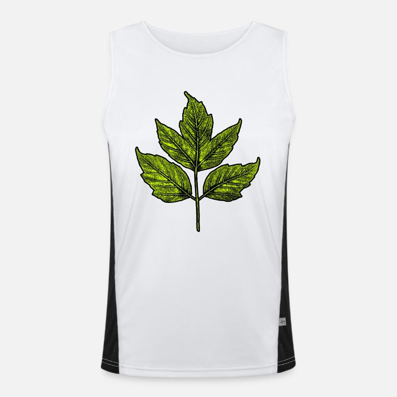 Leaf - Ash Maple Men's Functional Contrast Tank Top 