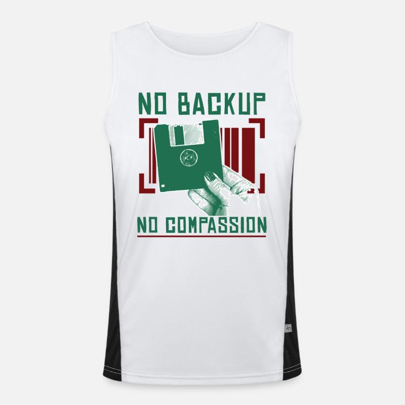 Funny Software Engineer Men's Functional Contrast Tank Top 