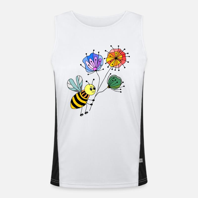 Insekt Funktionelles Kontrast-Tank Top für Männer 