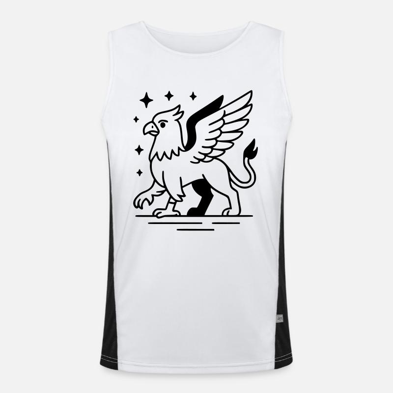 Greif Funktionelles Kontrast-Tank Top für Männer 