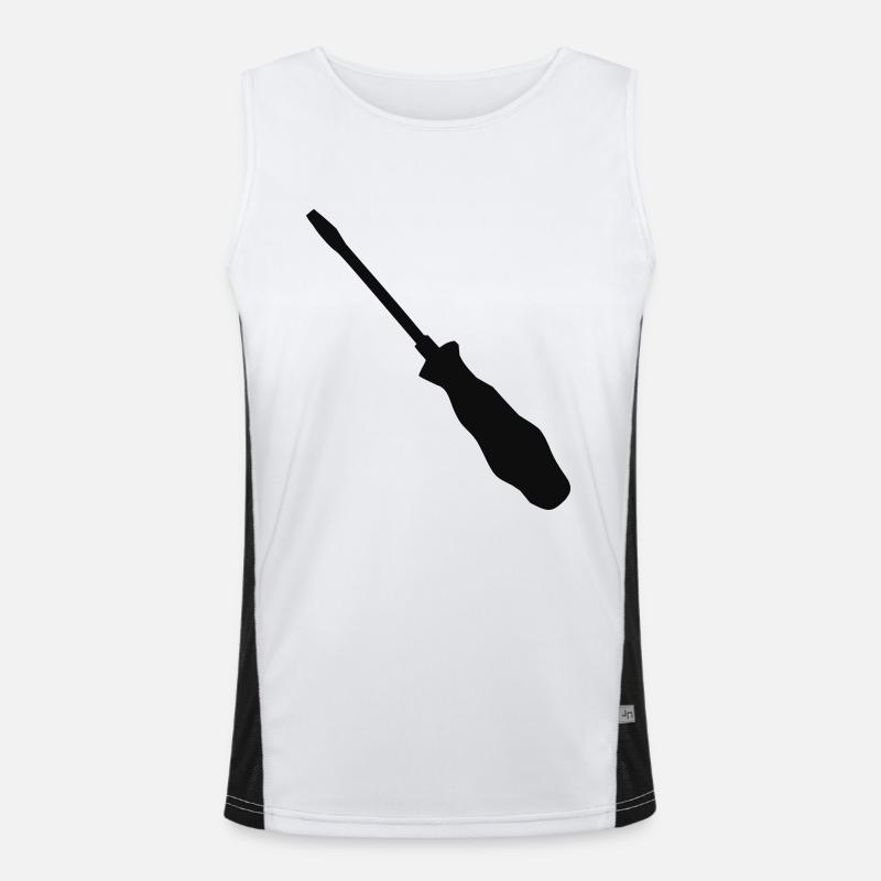 Screwdriver - Tool Men's Functional Contrast Tank Top 
