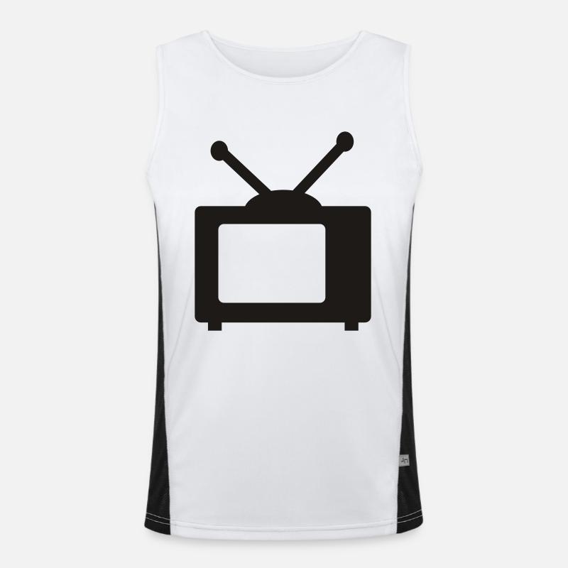 fernseh Funktionelles Kontrast-Tank Top für Männer 