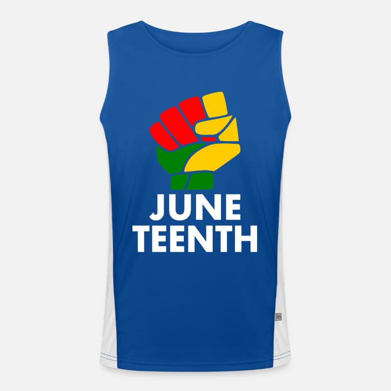 juneteenth Men's Functional Contrast Tank Top 