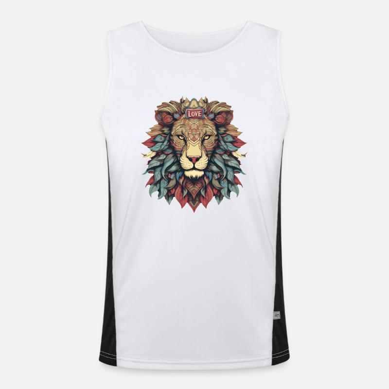 Lion Men's Functional Contrast Tank Top 