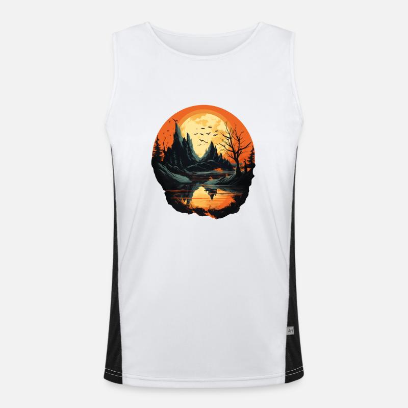 Landscape Men's Functional Contrast Tank Top 