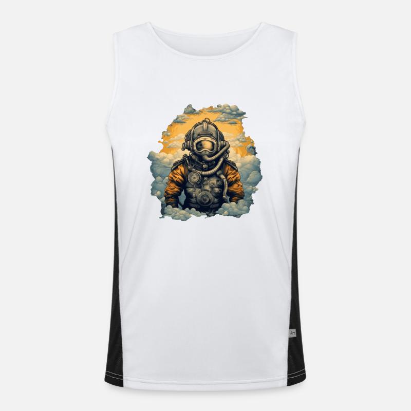 Plongeur Débardeur respirant contrasté Homme 