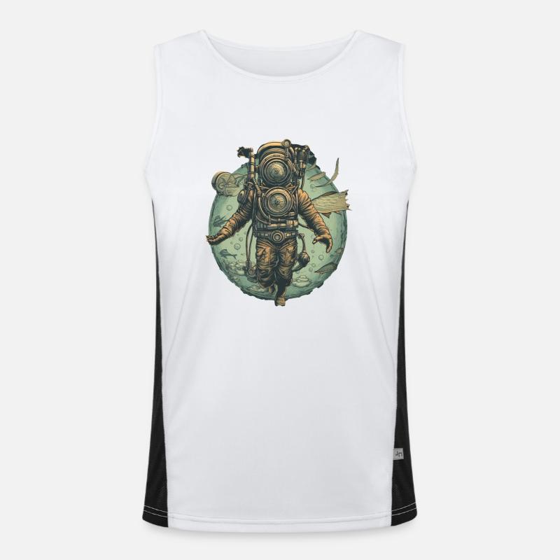 Diver Men's Functional Contrast Tank Top 