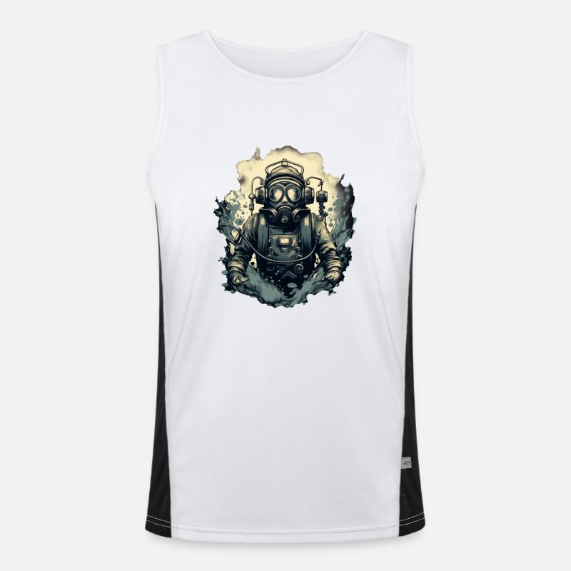 Diver Men's Functional Contrast Tank Top 