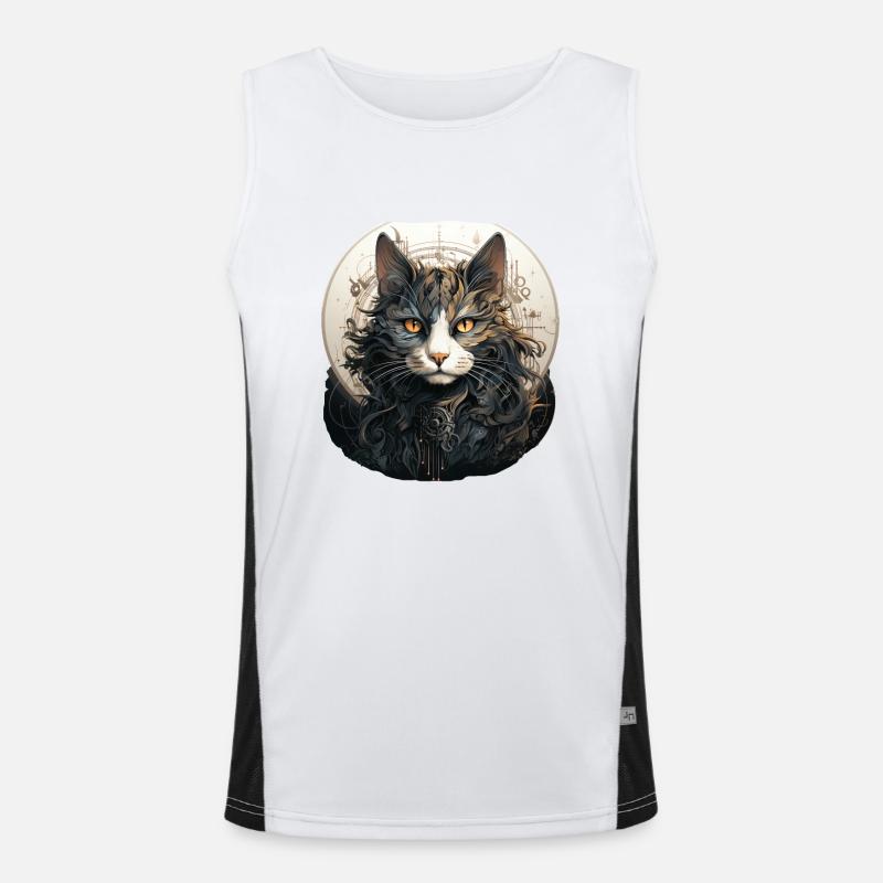 Chat Débardeur respirant contrasté Homme 