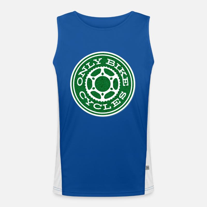 Only bicycles are allowed Men's Functional Contrast Tank Top 