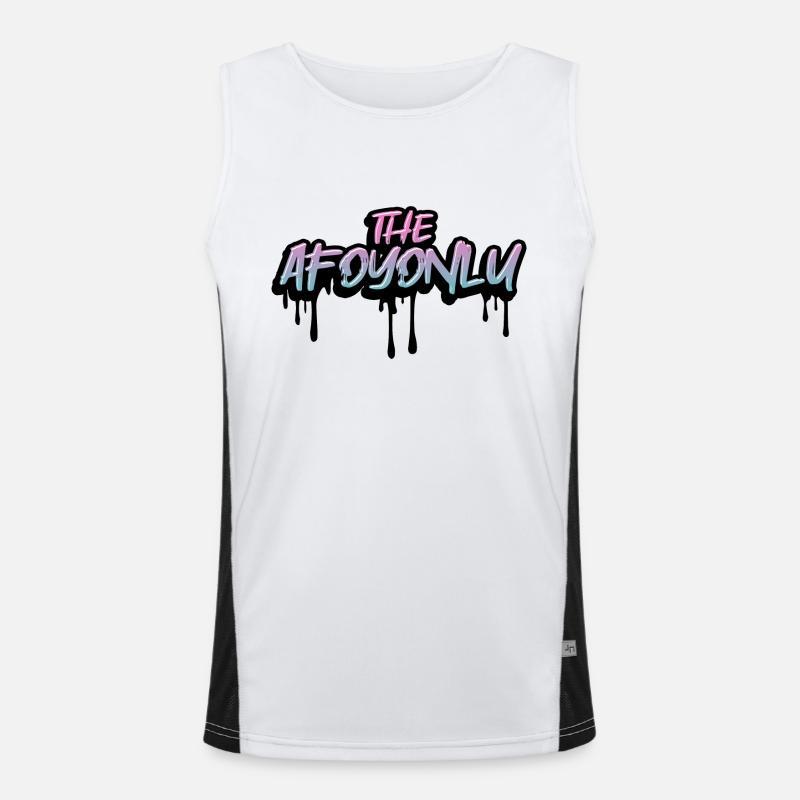 The afyonlu Funktionelles Kontrast-Tank Top für Männer 