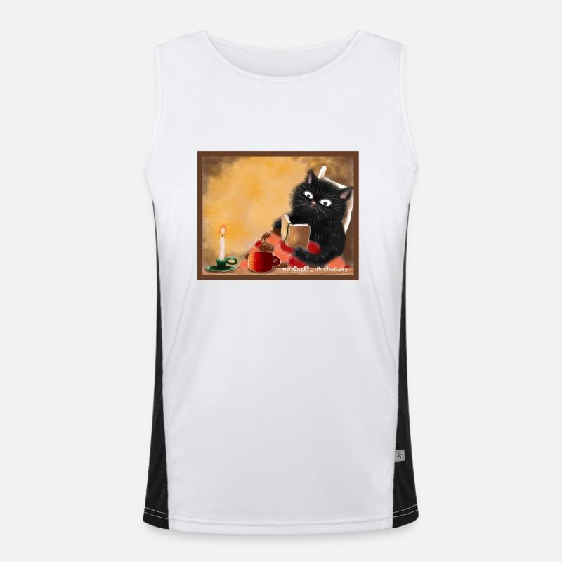 rainy day Funktionelles Kontrast-Tank Top für Männer 