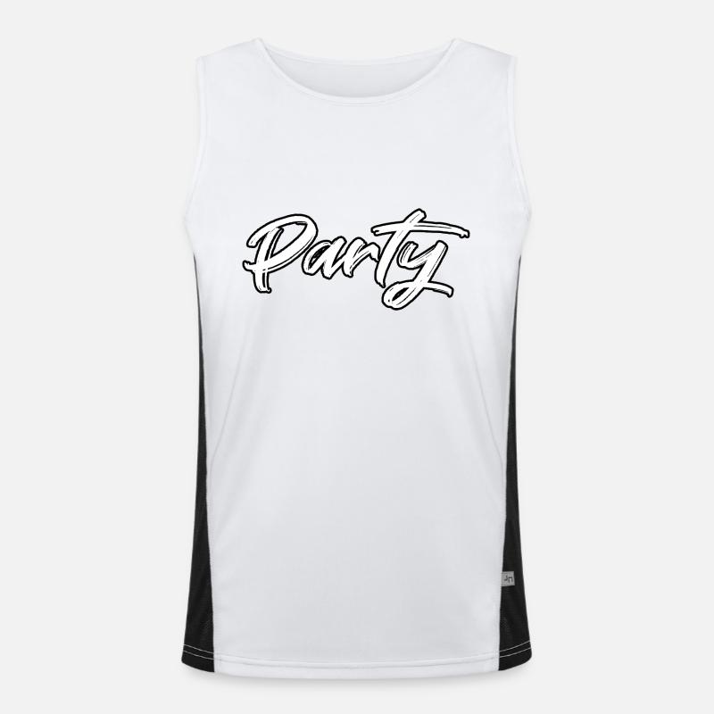 Partei Funktionelles Kontrast-Tank Top für Männer 