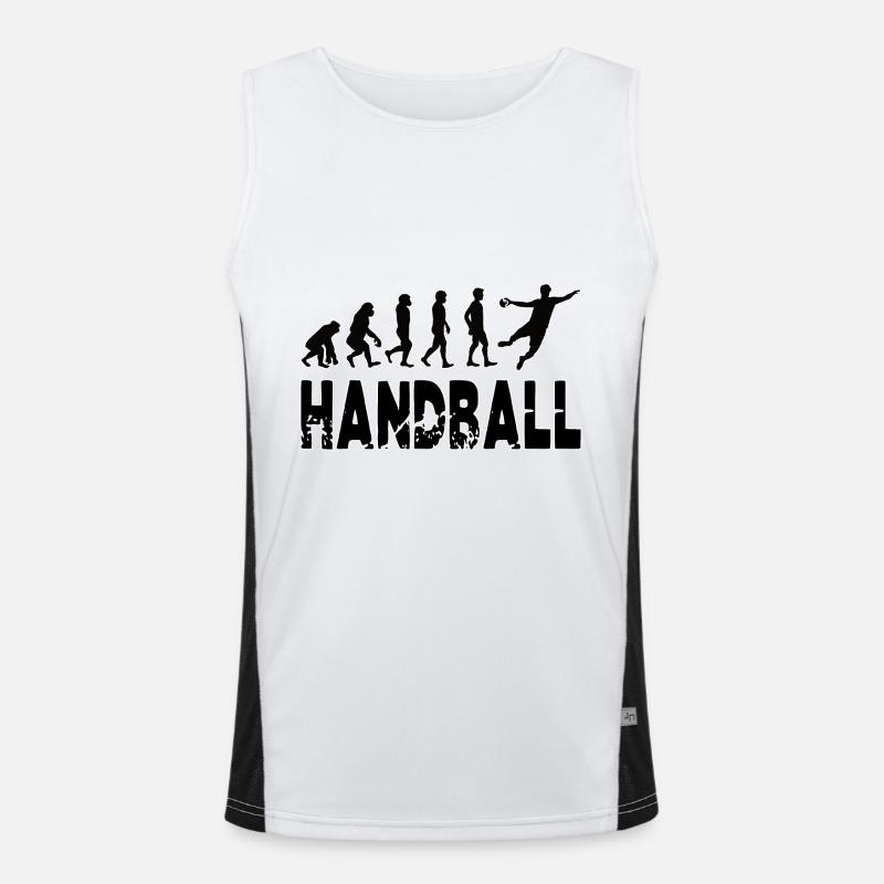 L’évolution du handball, de la primauté au super athlète Débardeur respirant contrasté Homme 