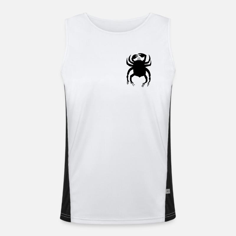 Krabbe Funktionelles Kontrast-Tank Top für Männer 