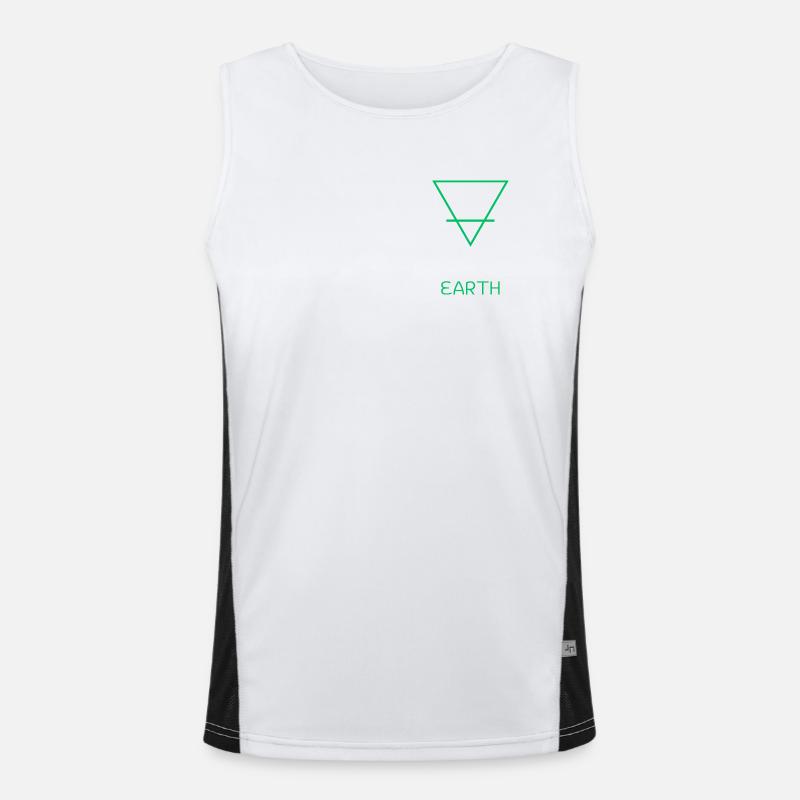 Earth Element Men's Functional Contrast Tank Top 