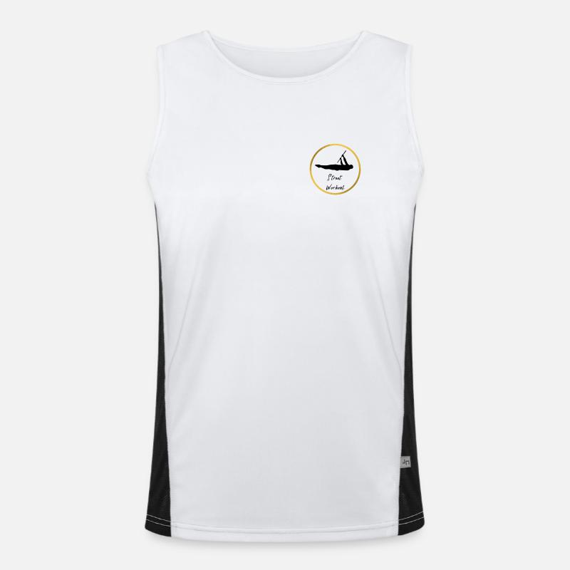 Figure Street Workout Funktionelles Kontrast-Tank Top für Männer 