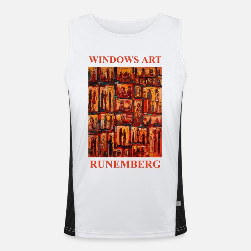 WINDOWS ART LOUIS RUNEMBERG ADAGP Débardeur respirant contrasté Homme 