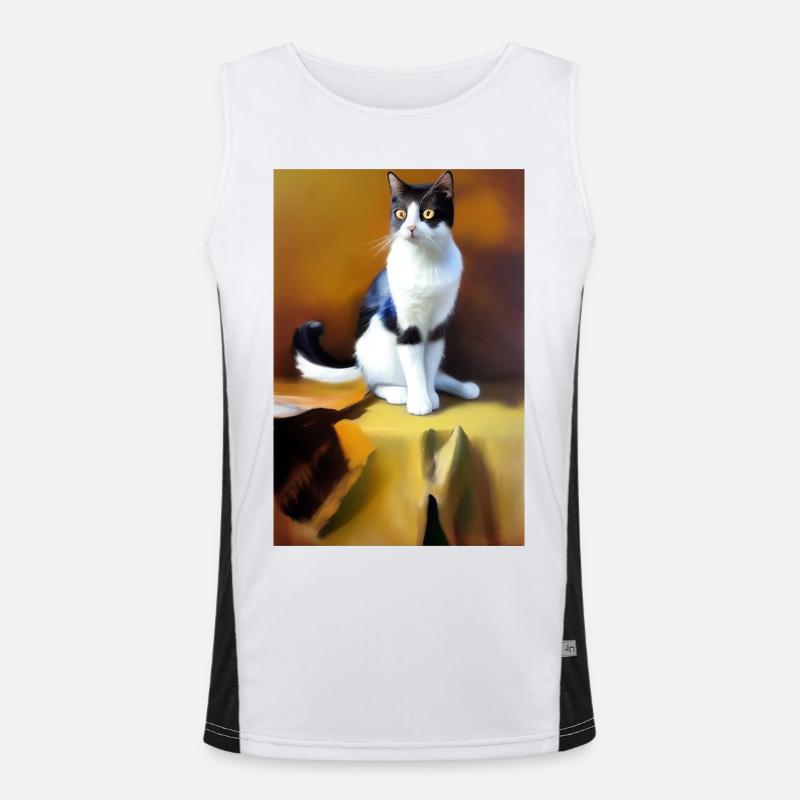 Image du chat Débardeur respirant contrasté Homme 