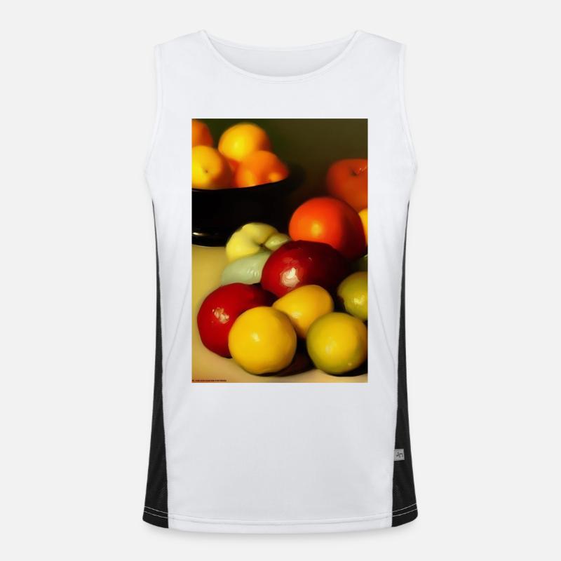 Fruit Men's Functional Contrast Tank Top 