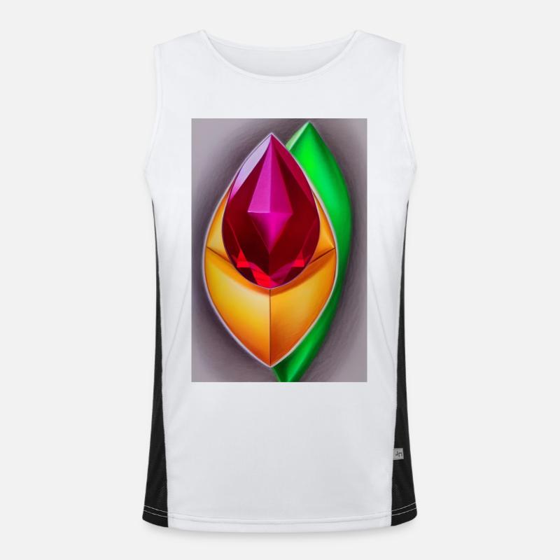 Gemstones Men's Functional Contrast Tank Top 
