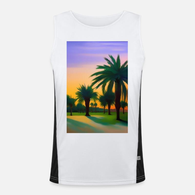 Arabian Desert Men's Functional Contrast Tank Top 