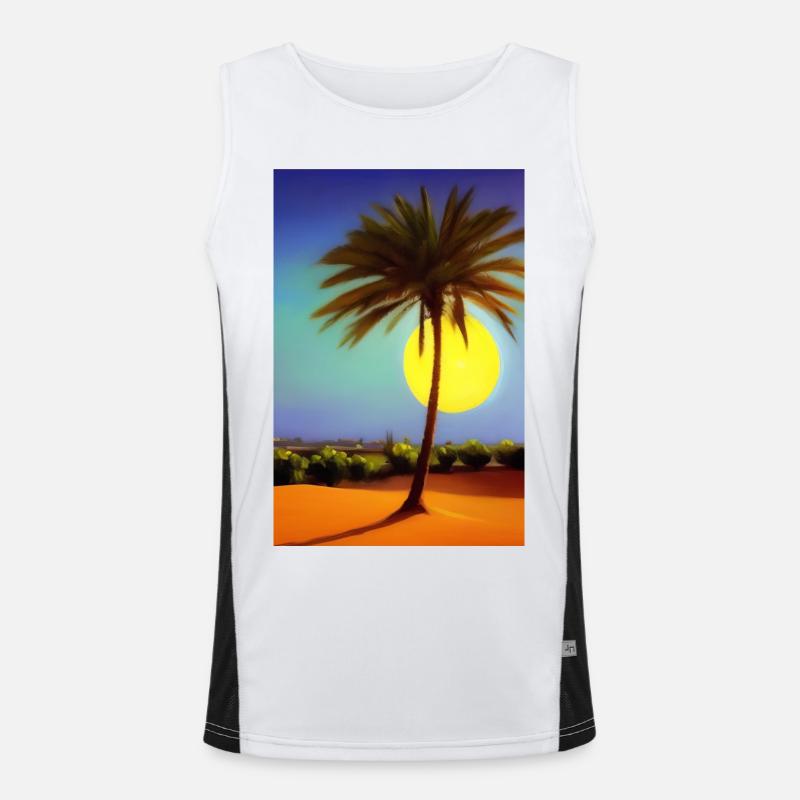 Arabian Desert Men's Functional Contrast Tank Top 